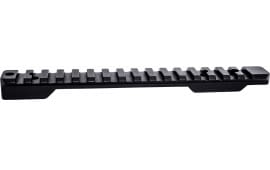 Weatherby P00252706 Picatinny Rail Black Hardcoat Anodized Alloy Weatherby Mark V Standard 6-Lug Action