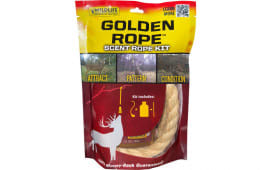 Wildlife Research Center Golden Rope Scent Rope Kit Hunting Scent, 30" Natural Fiber Rope, 4 oz Concentrate