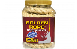 Wildlife Research Center Golden Rope Scent Rope Kit Hunting Scents 3 Natural Fiber Ropes, 4 fl oz Concentrate