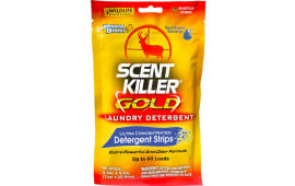 Wildlife Research 1285 Scent Killer Gold Laundry Detergent Strips Odor Eliminator Odorless Scent 60 Pack