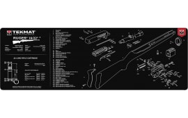 TekMat TEKR361022 Ruger 10/22 Cleaning Mat Black/White Rubber 12" x 36"