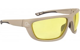 Radians DUFF13040C Eye Protection Safety Glasses, Amber Lens, Tan Full Frame, 99.9% UV Protection, Scratch Resistant.