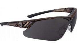 Radians DUHF13020C Half Frame Safety Glasses, Smoke Gray Lens, 99.9% UV Protection, Scratch Resistant.