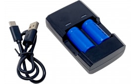 Nightstick NS1-BATT Rechargeable Battery 16310 Size, 3.6V 850mAh, USB-C Charging
