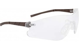 Radians DUY13010C Youth Eye Protection, Clear Lens, Brown Half Frame