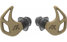 Axil X20T X20 Earplugs Hearing Protection Silicone Tip Desert Tan 17 dB NRR Water & Sweat Resistant.
