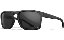 Wiley X Founder Shooting Glasses Matte Black Frame Captivate Grey Polycarbonate Lens ANSI Z87.1.