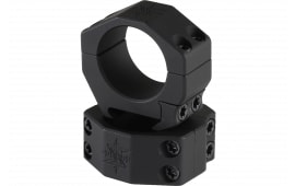 Seekins Precision 1.26" Extra High 30mm Scope Rings, Matte Black, 4-Cap, 7075-T6 Aluminum