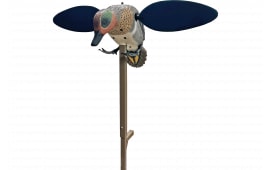 MOJO Outdoors Green Wing Teal Spinning Wing Duck Decoy, Magnetically Connected Wings, 3-Piece Metal Pole