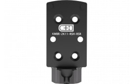 C&H Precision KMBR-2K11-RSH-RSR Kimber 2K11 RMR/SRO Mount, 6061 Aluminum Black