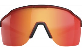 Glock Safe Action Tactical Glasses Eye Protection Red Mirror Lens Black Frame