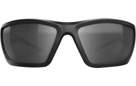 Glock Blue Line Tactical Glasses Silver Mirror Lens Black Frame ANSI Z87.1-2020