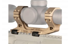 Reptilia AUS Mount 34mm 100-241 1.70" Height Flat Dark Earth Anodized Picatinny Scope Tube Mount.