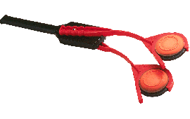 MTM Case-Gard EZDT40 EZ Throw Double Red Polymer Manual Cocking 31" Long Double Ambidextrous Hand