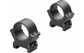 Leupold 174079 PRW2 Scope Ring Set Picatinny/Weaver Low 1" Tube Matte Black Steel