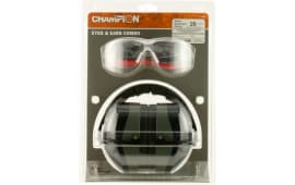 Champion Targets 40622 Eyes And Ears Earmuffs/Shooting Glasses Clear/Green