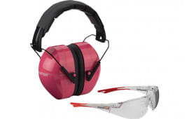 Champion Targets 40624 Eyes And Ears Earmuffs/Shooting Glasses Clear/Pink