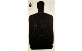 Champion Targets 40727 LE  Police Silhouette B-27 Hanging Black/White 100 Per Pkg