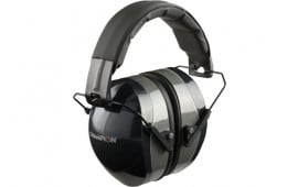 Champion Targets 40970 Passive Muff  27 dB Over the Head Black Ear Cups with Padded, Adjustable Black Headband & Gray Accents