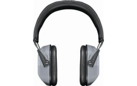 Champion Targets 40980 Vanquish Pro Electronic Hearing Muff Over the Head Gray Ear Cups with Black Headband with Bluetooth for Adults