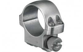 Ruger 90281 Clam Pack Single Ring Low 1" Diameter Stainless Steel