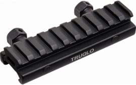 Truglo TG8970B Picatinny Riser Mount, Optics Base, 4" Length, 1/2" Rise, CNC-Machined Aluminum.