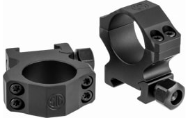 Sig Sauer SOA10020 ALPHA1 Rings 1" MED Alum MAT Black