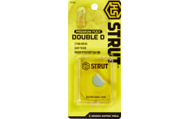 Hunters Specialties Strut 05905 Double D Double Reed Diaphragm Call Double Reed Turkey Hen Sounds Attracts Turkeys Yellow