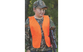 Allen 15751 Youth Safety Vest Velcro Closure Orange Quiet Acrylic