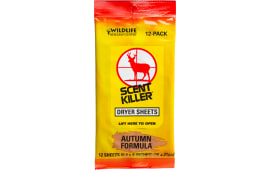 Wildlife Research 580 Scent Scent Killer Dryer Sheets Human Odor Eliminating