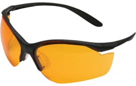 Howard Leight R01537 Vapor II Shooting/Sporting Glasses Black Frame/Orange Lens