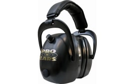 Pro Ears PEG2RMB Gold II Electronic Muff 30 dB Over the Head Black Ear Cups with Black Headband & Gold Logo for Adults 1 Pair