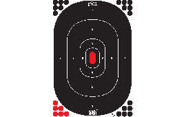 Pro-Shot SplatterShot Target 12"x17" Silhouette Peel & Stick 5 Pack, Self-Adhesive, Includes Pasters