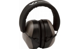 Pyramex VGPM8010C VG80 Series Earmuffs Hearing Protection Gray, 26 dB NRR, Low Profile, Fold-Away Headband.