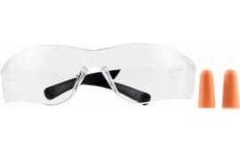 Pyramex Ztek Safety Glasses and DP1000 Ear Plug Combo, Clear Lens/Frame, ANSI Z87, NRR 32dB.