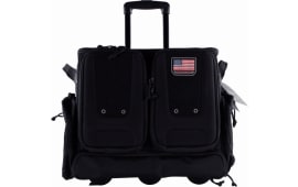 G*Outdoors T2112ROBB Tactical Range Bag Rolling 1000D Nylon Teflon Coating Black