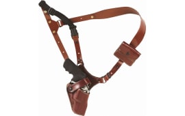 Galco GA186 Great Alaskan Shoulder System 2.5" Barrel Ruger Alaskan Steerhide Tan