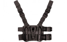 Blackhawk Tactical Drop-Leg Holster Platform Carbon Fiber Black, Y-Harness, Quick Disconnect Buckles.