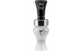 Echo Calls 79010 Meat Hanger  Double Reed Mallard Sounds Attracts Ducks Black/Pearl Acrylic