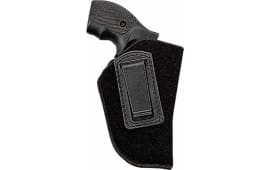 Uncle Mikes 89101 Inside the Pants Open Style Holster Small Autos .22-.25 Cal Suede Black