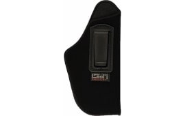 Uncle Mikes 8915 Inside the Pants Open Style Holster Left Hand 3.75-4.5" Barrel Large Auto Suede Black
