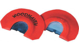 Woodhaven WH197 Toxic Orange  Diaphragm Call 2.5 Reed Turkey Hen Sounds Attracts Turkeys Orange