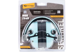 Pyramex VGPME26 Venture Gear Sentinel Muff 26 dB Over the Head Powder Blue Ear Cups with Padded Black Headband for Adults 1 Pair
