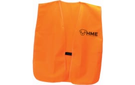 Hme Vestor Safety Vest Big Boy Orange Polyester Hook & Loop Closure