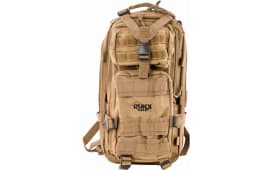 Rukx Gear Tactical 1 Day 600D Polyester 18" x 11" x 11" Tan