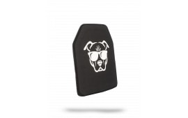 Guard Dog Body Armor Level 3a Ultralight Ceramic Plate 10"X12" - Single Curve - Tested to NIJ Standards - IIIA-UHMWPE