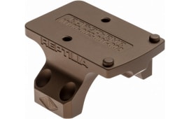 Reptilla 100028 ROF-90  Mount compatible with Geissele 30mm Super Precision & Tijicon RMR Flat Dark Earth Anodized