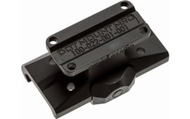 Reptilla 100022 Dot Mount  Lower 1/3 Co-Witness for Trijicon MRO  Black Hardcoat Anodized
