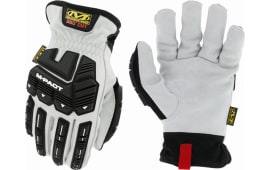 Mechanix Wear LDMPHD-X00-0 Durahide M-Pact HD Driver F8-360 Small White DuraHide Leather