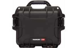 Nanuk 908-1001 908  Waterproof Black Resin with Foam Padding & Airline Approved 9.50" L x 7.50" W x 7.50" H Interior Dimensions